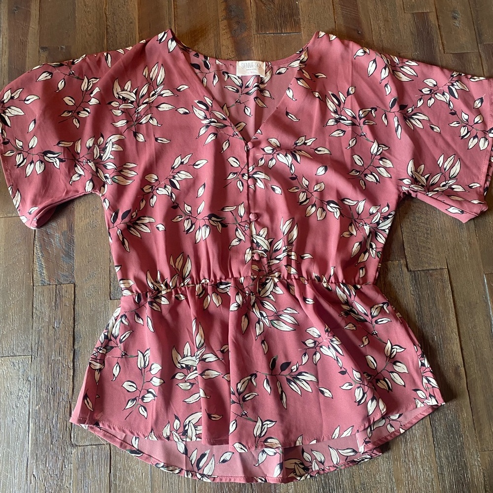 Sienna Sky Blouse!